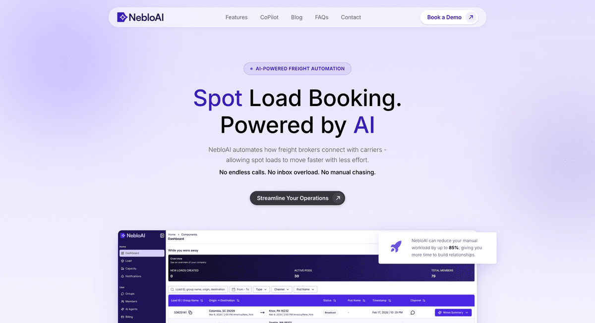 Neblo AI Marketing Site